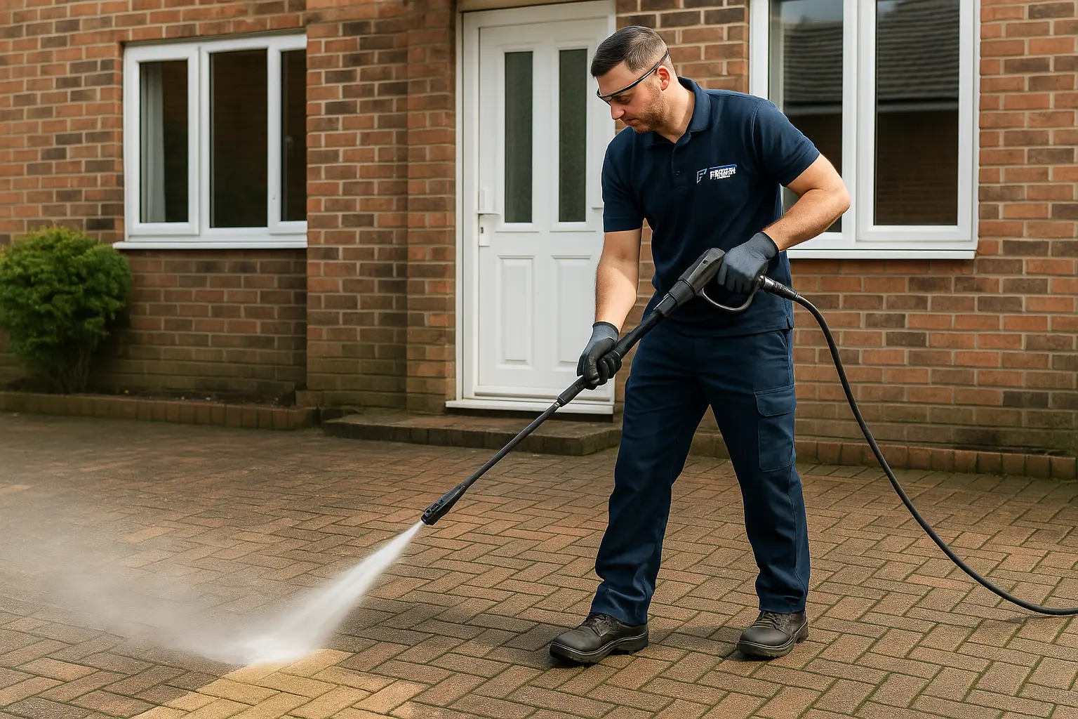 Driveway Jet Washing